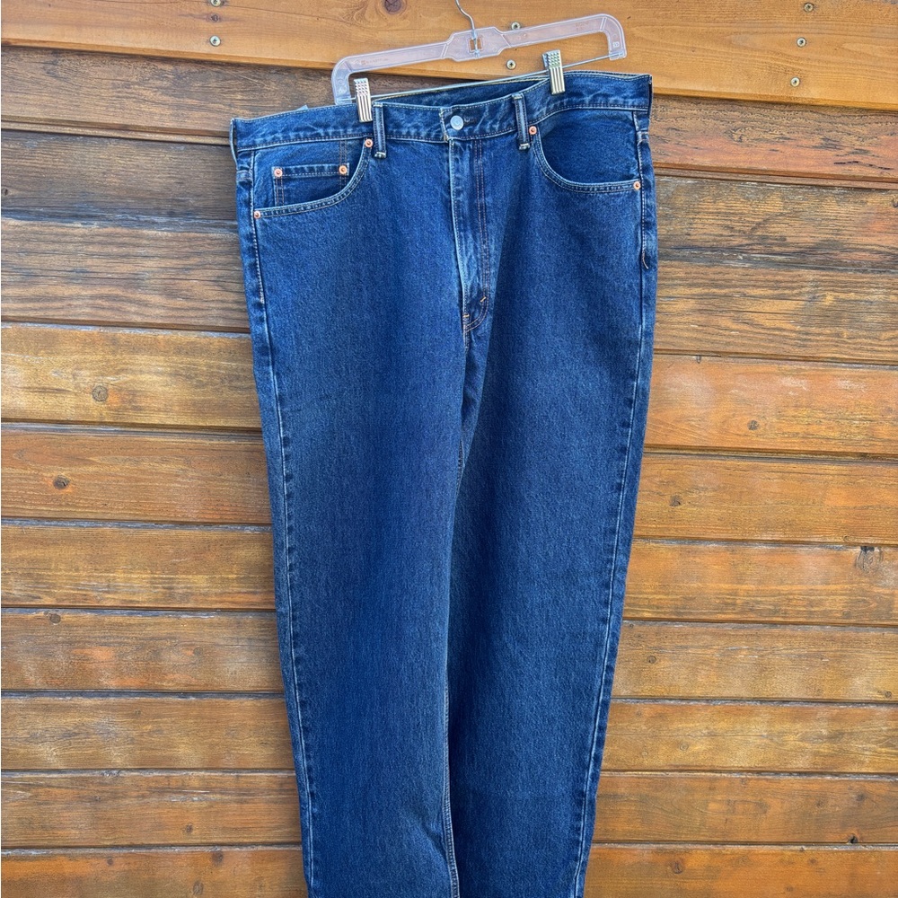 Levi's Men's Relaxed Fit Jeans in Deep Blue